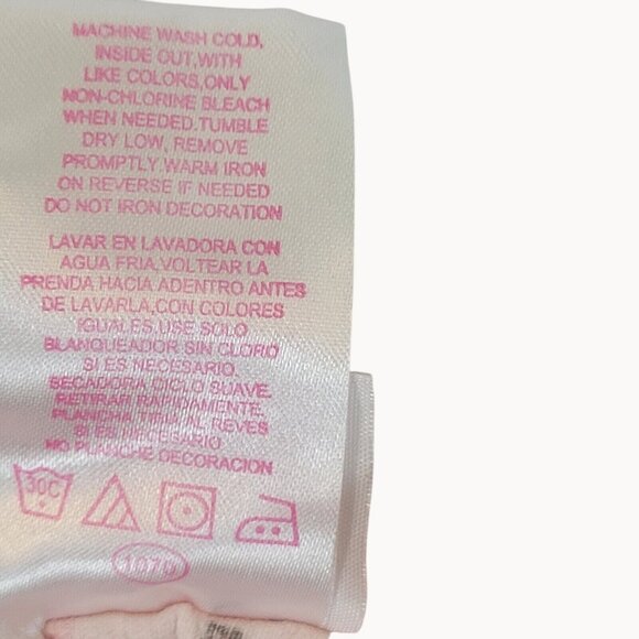 18mo Baby Girl 3pc Floral Corduroy Set Hat Top Pants Ruffle Kidcore Pink Brown - Picture 7 of 10